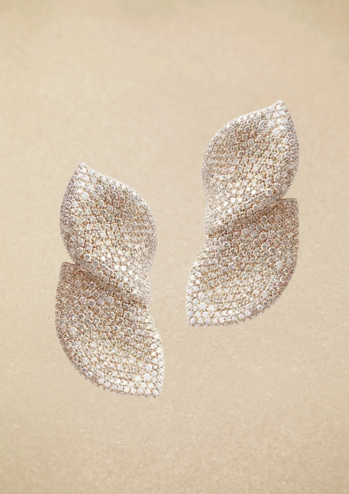Floral Elegance Gold Earrings & Ring